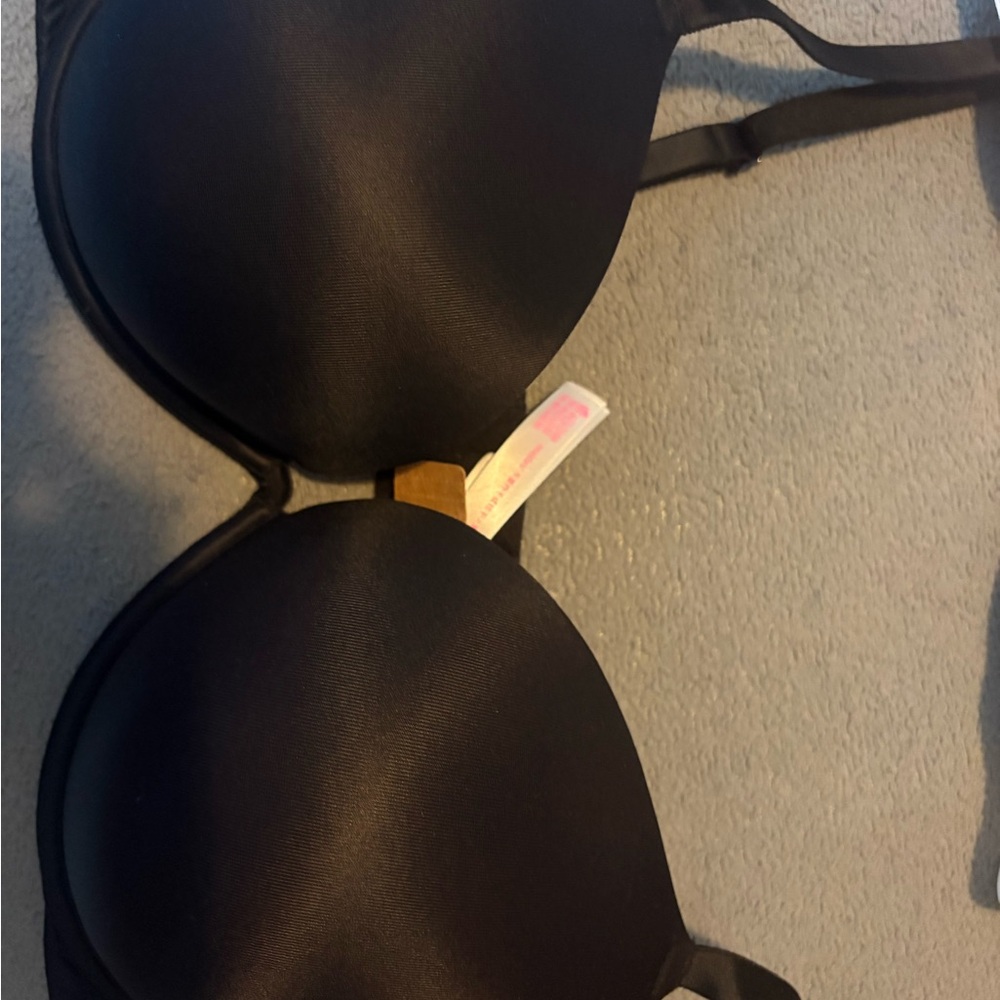 PINK Victoria's Secret Black Bra 38DD New